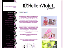 Tablet Screenshot of hellen-violet.com